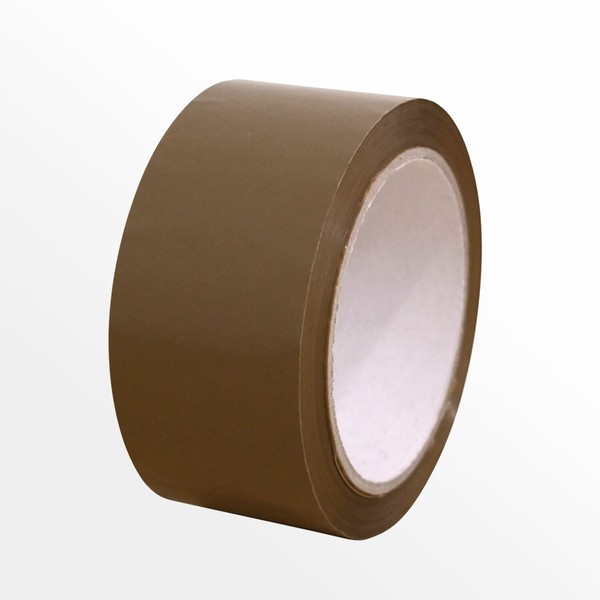 24 Rollen 66M Klebeband Packband Paketband Paketklebeband Leise Abrollend Braun-image