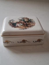 Lord Nelson Pottery Trinket Box Lovers Scene Courting Couple