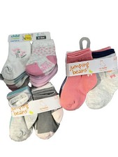 Baby Girl Sock Sets. 3 Packs Included