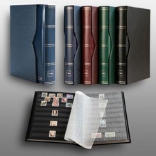Prophila classificatori 64 pagine nere con cofanetto blu