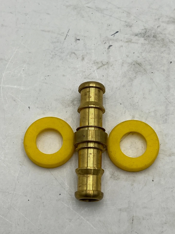 (QTY 5) Edelmann Hose End Fitting Gold 750600 - Image 4 of 4