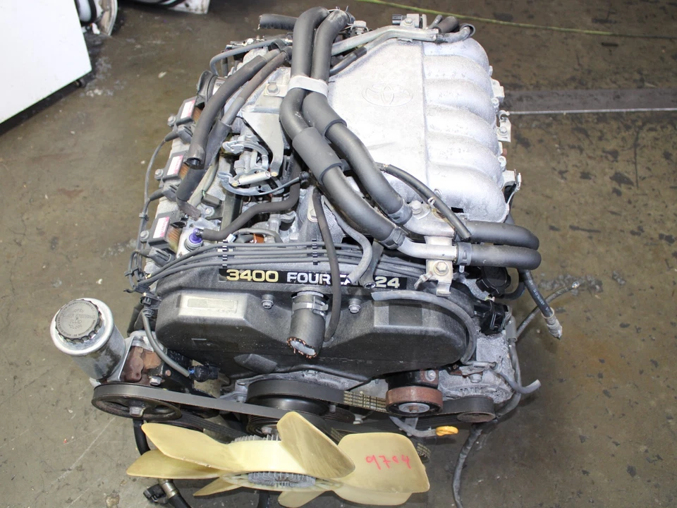 JDM TOYOTA TACOMA T100 5VZ 4 RUNNER V6 5VZ-FE 3.4L MOTOR 6 CYLINDERS Foto 2 de 4