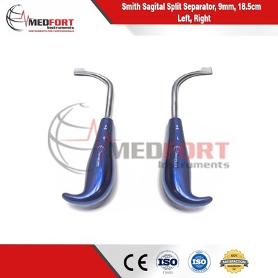 MEDFORT Smith Sagital Split Separator 9mm 18.5cm Left & Right maxillofacial Inst