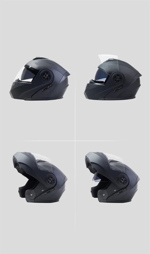 Dual Lens Flip Up Full Face Helmet Motocross Racing Modular Cascos Para Moto - Picture 14 of 22