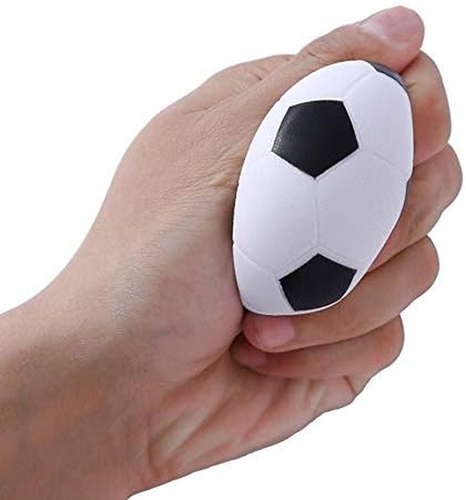 Soccer Sports Stress Balls Bulk Pack of 12 Relaxable 2.5" Stress Relief Soccer S - Picture 3 of 12