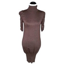 Max Studio Lightweight Turtleneck Sweater Dress