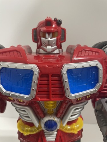 Hap-P Kid Toy Red Robot 2012 Walking Talking Light Up Transformer 100% WORKING - 第 9/16 張圖片