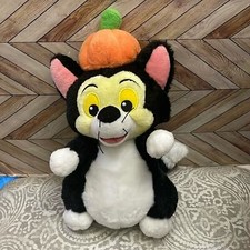 Vintage Disney Parks Pinocchio Figaro Cat Pumpkin Plush