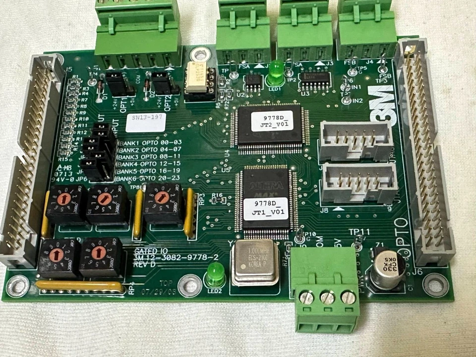 3M 12-3082-9778-2 Rev D Opto Gated IO Expansion Card 97882 JTAG1 v02a New - Image 4 of 4