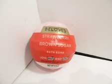 Love Beauty  Planet Bath Bomb STRAWBERRY  BROWN SUGAR 4.6oz Large Size, 2 PK