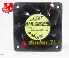 1PC ADDA AD0612HB-F71DS 12V 0.87A 6038 6CM high air double ball cooling fan