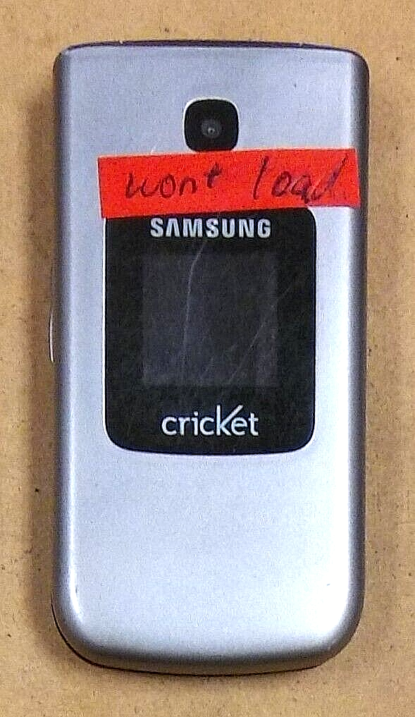 Samsung Chrono SCH-R261 - Gray and Black ( Cricket ) Rare CDMA