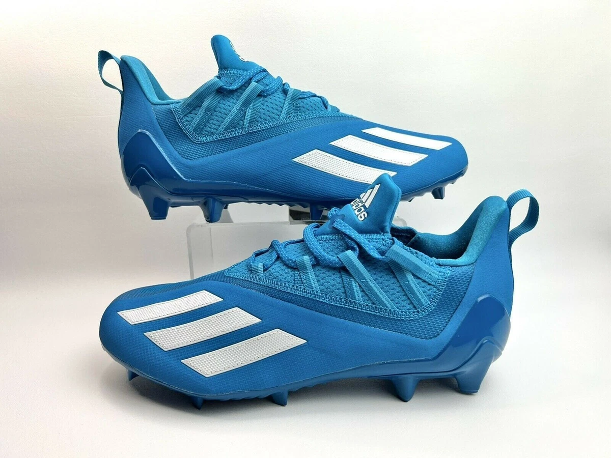 Adidas Adizero 21 Men&#039;s Size 13 Cyan Blue Football Cleats Today eBay