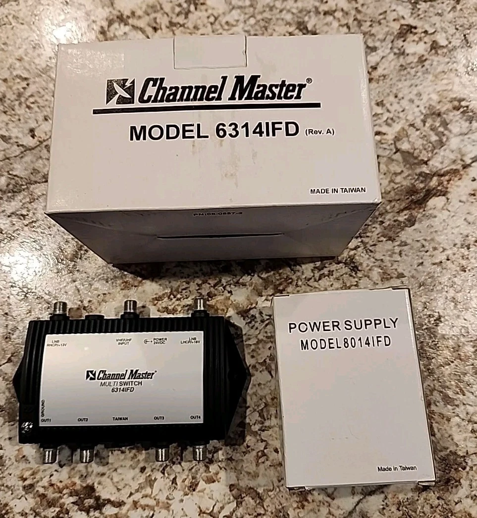 Channel Master Multi Switch 6228IFD - 8 Sorties, état Occasion