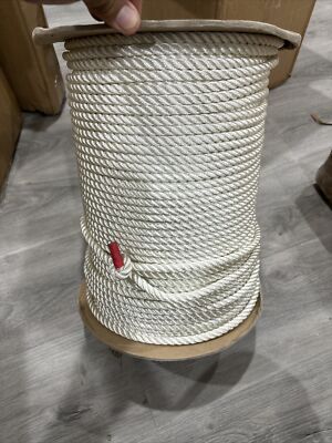 600FT - 100% Cotton Rope - 3/8'' Romoco Tw Poly Cotton