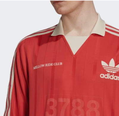 ADIDAS GRAPHICS MELLOW RIDE CLUB LONG SLEEVE JERSEY RED ADIDAS GRAPHICS MELLOW RIDE CLUB LONG SLEEVE JERSEY RED