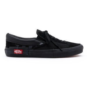 vans slip on cap black