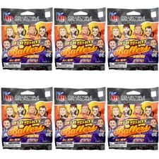Big Shot Ballers Minifigs NFL Figures Series 2 Lot of 6 Sealed Blind Bags (Bin3)