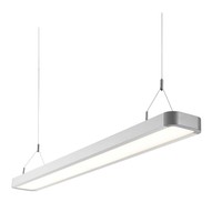 Saxby Samos Suspended Linear Led Office Light 29w Silver Anodised & Frosted Pc Saxby Samos Suspended Linear Led Office Light 29w Silver Anodised & Frosted Pc