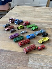 Vintage Lot Of Tootsietoy Midge Toy Cars Trailers Trucks Metal Jaguar Triumph  