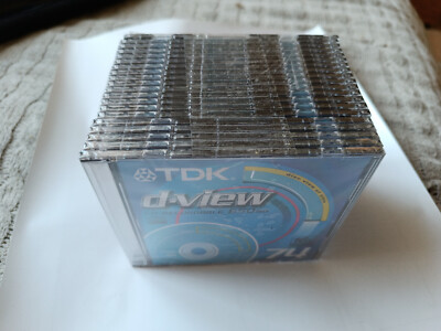 TDK CD-R d-view 650MB x16 NEW Cyanine Japan 20psc | eBay