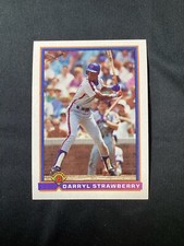 1991 Bowman - #382 Darryl Strawberry Silver Slugger Gold Stamp NM