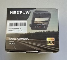 Nexpow Dual Camera DC02 Dash Camera Full HD 1080 Opened Box 
