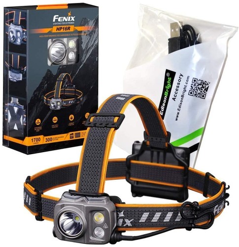 Fenix HP16R 1250 Lumen Dual White Beam & Red LED Stirnlampe, Akku - Bild 1 von 12