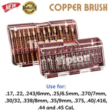 Bore Gun Cleaning Brush Jag Set Gunsmith Bronze Brush for Rifles Pistols Compact