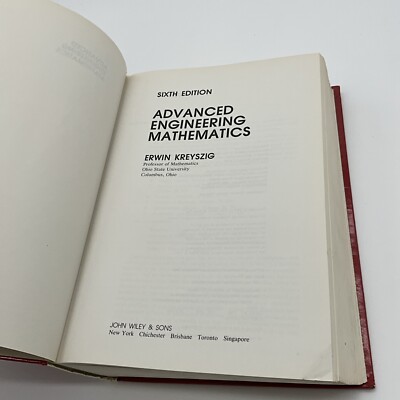 Advanced Engineering Mathematics, 6th Edition - Kreyszig