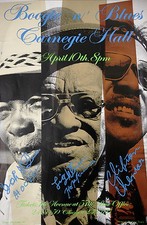 John Lee Hooker   Lightin Hopkins   Clifton Chenier   Rare Original  1979 Poster