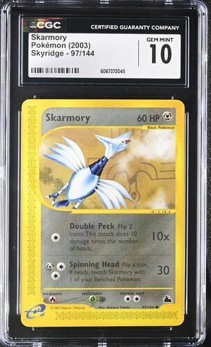 Skarmory graded CGC 10 for sale on eBay