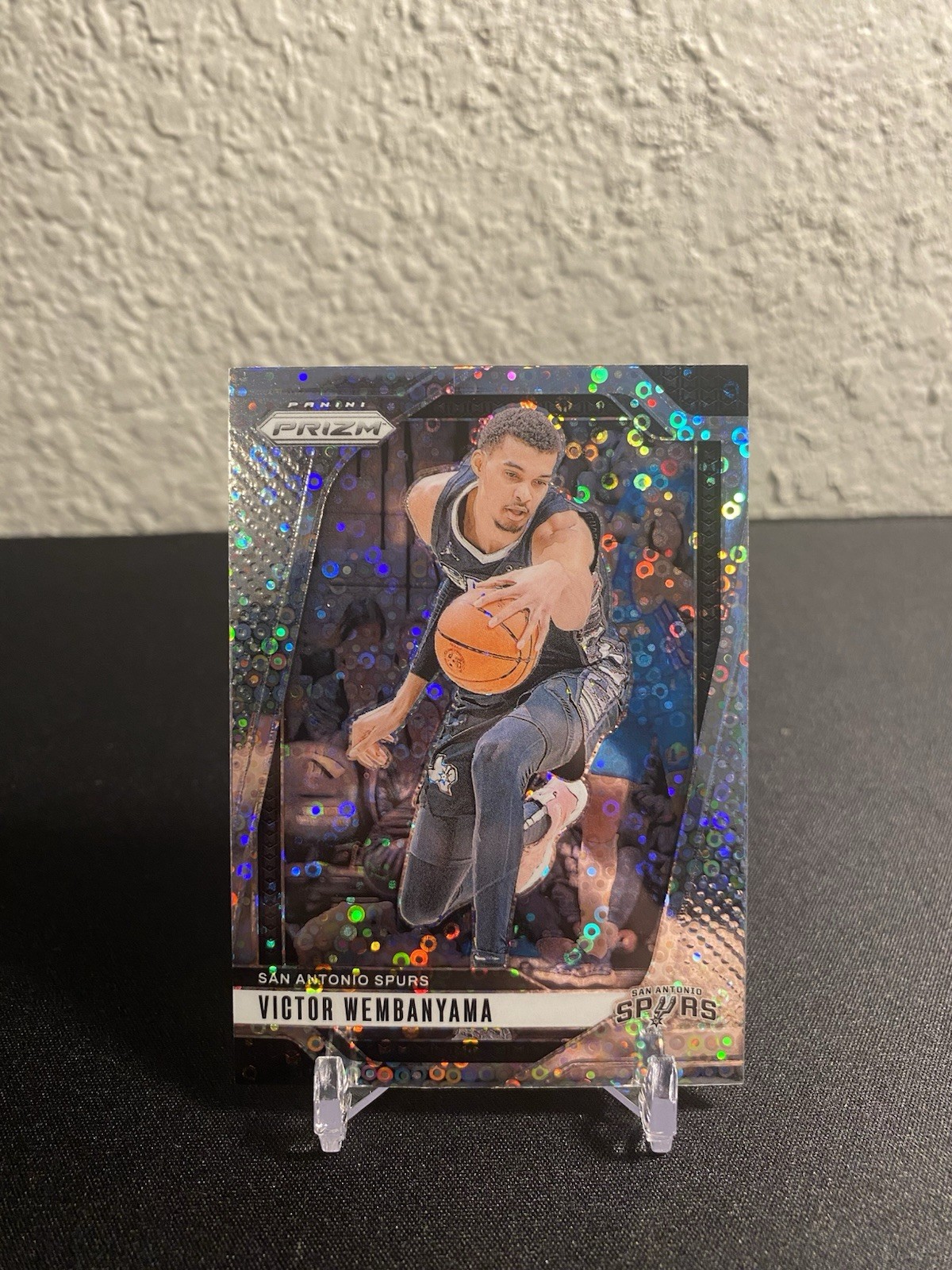 2024-25 Panini Prizm #172 Victor Wembanyama Silver Disco Spurs