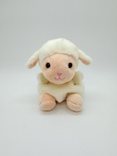 Aurora Palm Pals Woolly the Lamb Plush Sheep Mini Beanie Toy 6" 2024