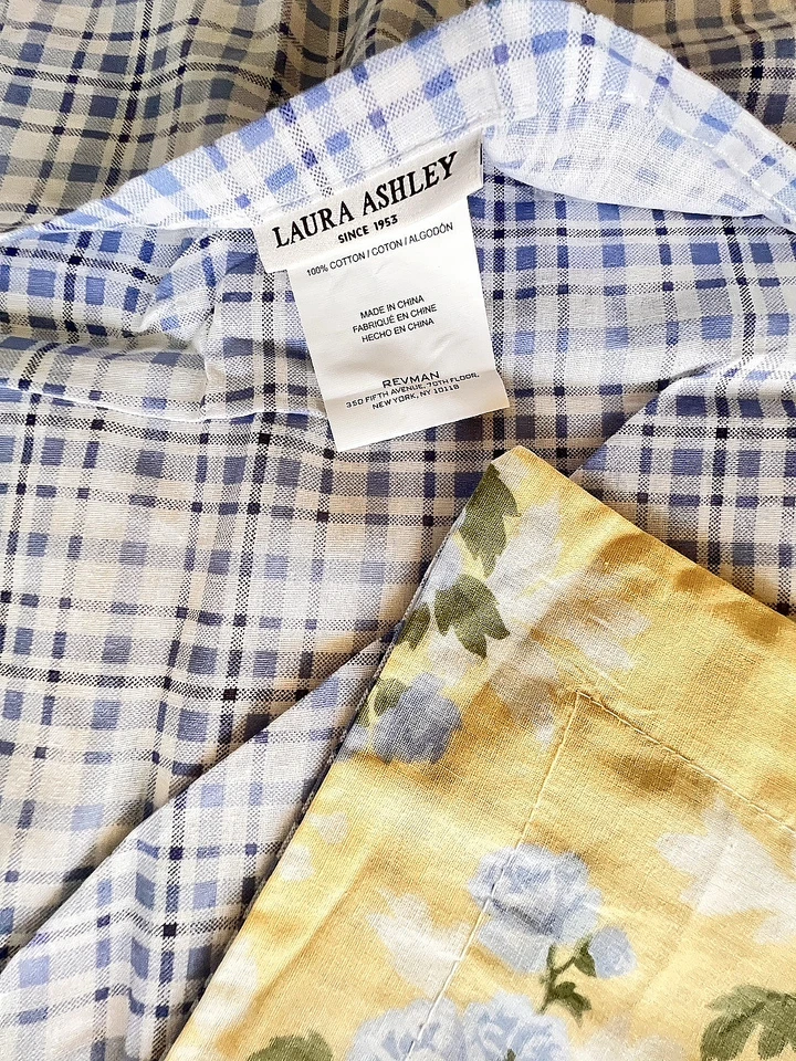 Juego 3 Almohadas a Cuadros Maybelle DE COLECCIÓN LAURA ASHLEY 2) Euro 30 x 30 1- Foto 4 de 4