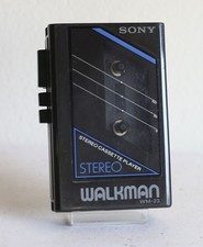 Sony WM-23 Walkman tragbarer Kassettenspieler in schwarz