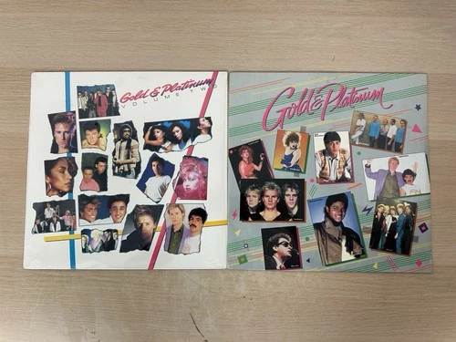 NEW SEALED Gold & Platinum Volume One 1 & Two 2 Vinyl LP Lot - Wham Sade Journey