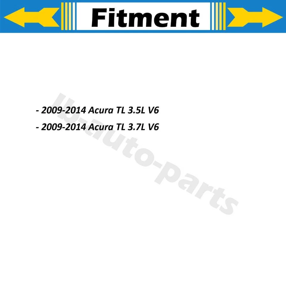 Manguera de freno delantera trasera Sunsong 4 piezas para Acura TL 2009-2014 Foto 2 de 4
