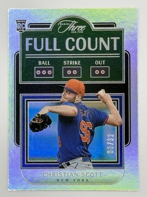 2024 Panini Three and Two - Full Count Christian Scott #15 Three & Two /32 (RC)