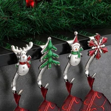Stocking Hangers for Mantel, Stocking Holder, Christmas Stocking Holders for ...