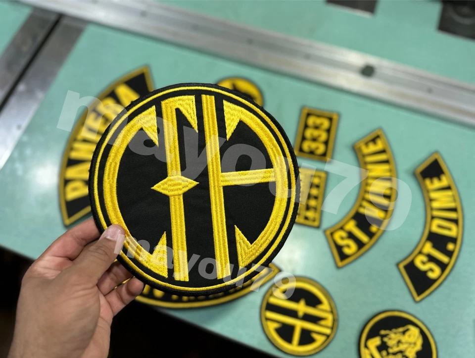 EMBROIDERED PANTERA CFH FULL PATCH SET 10pcs (Please Read Ad) - Image 2 of 4