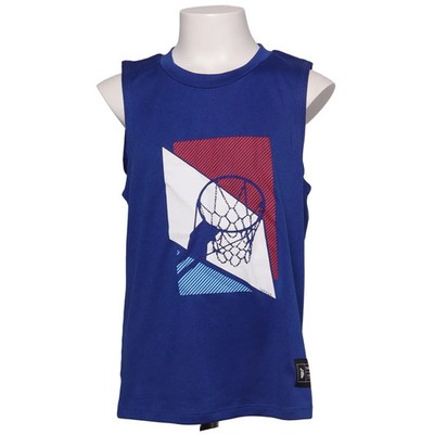 Decathlon, Basketball Hemd, Größe: 131/140, Blau/Rot/Weiß, Print, Jungen #DOk