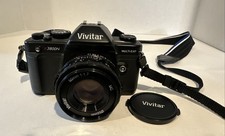 Vivitar V3800N 35mm SLR Film Camera with 50 mm Lens Vintage Camera WORKING