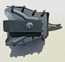 GUN & FLOWER HANDCUFF CASE FOR DUTY BELT