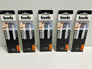 Kwb 10 Stichsägeblätter extra lang für Aluminium Blech Bauholz und Kunststoff