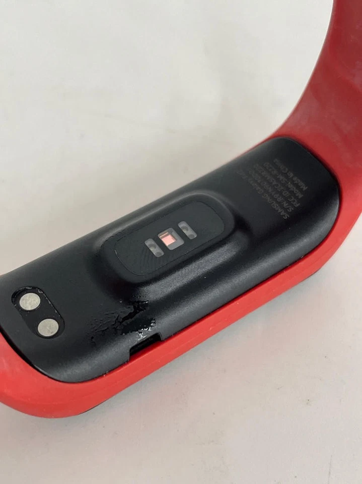 Rastreador de actividad física Samsung Galaxy Fit2 SM-R220 BT-rojo con banda Foto 3 de 4