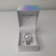 JUICY COUTURE BLACK LABEL Los Angeles  LADIES Crystal Bling Bracelet Watch 