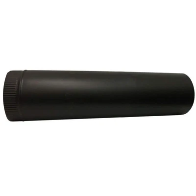 MASTER FLOW 6 In. X 24 In. Black Stove Pipe | (NEW) (FREE SHIPPING)