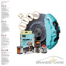 FOLIATEC BREMSSATTELLACK PEPPER MINT SET + 100ml BREMSSATTEL LACK VERDÜNNUNG