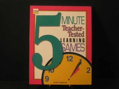 5-Minute Teacher-Tested Learning Games - Paperback, by Emmi S. Herman - Good